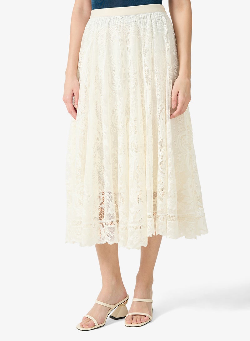 ELLA Lace A-line Skirt - Image 1